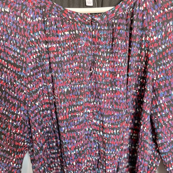 DR2 Multicolor Dotted Tie Front Dress - Size S - Picture 4 of 16